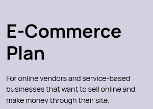 E-Commerce Hosting Plan